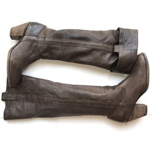 Frye Over Knee Fold Over Boots Sz 10