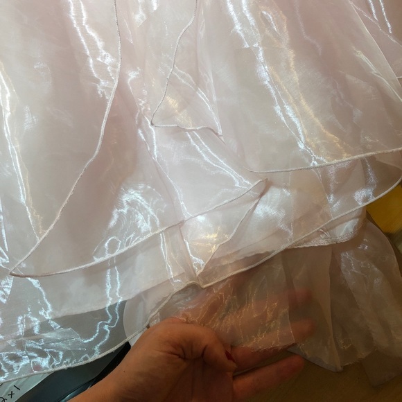 Pink Jessica McClintock formal dress- size 3/4 - Picture 8 of 8