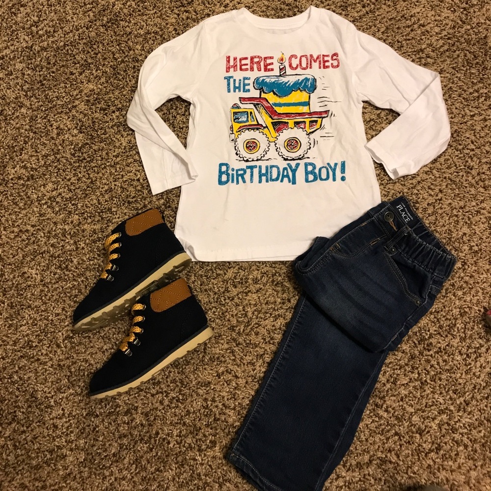 Birthday long sleeve tshirt