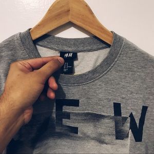 H&M Men’s Grey “New York” Crewneck