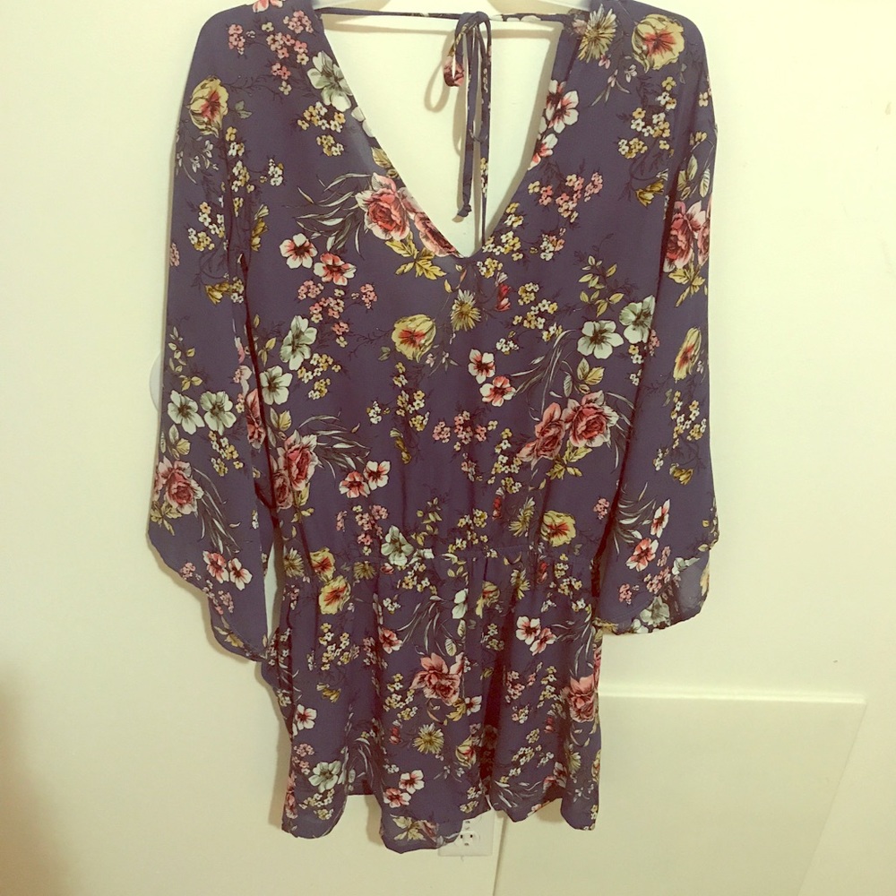 Adorable floral romper