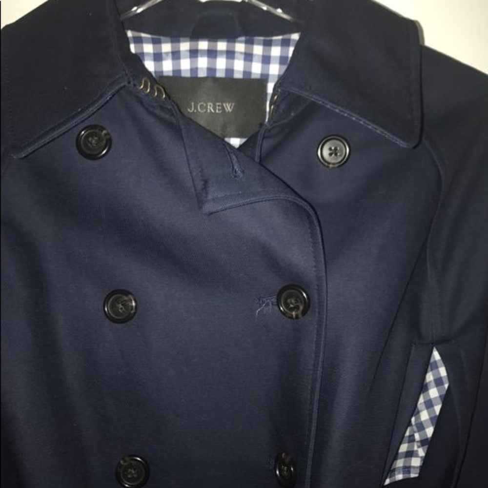 ‼️SOLD ‼️J Crew caped trench coat - Picture 4 of 6