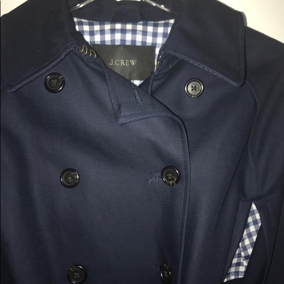 ‼️SOLD ‼️J Crew caped trench coat - Picture 4 of 6