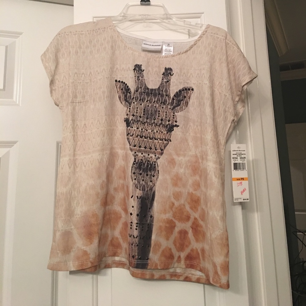 Alfred Dunner giraffe blouse