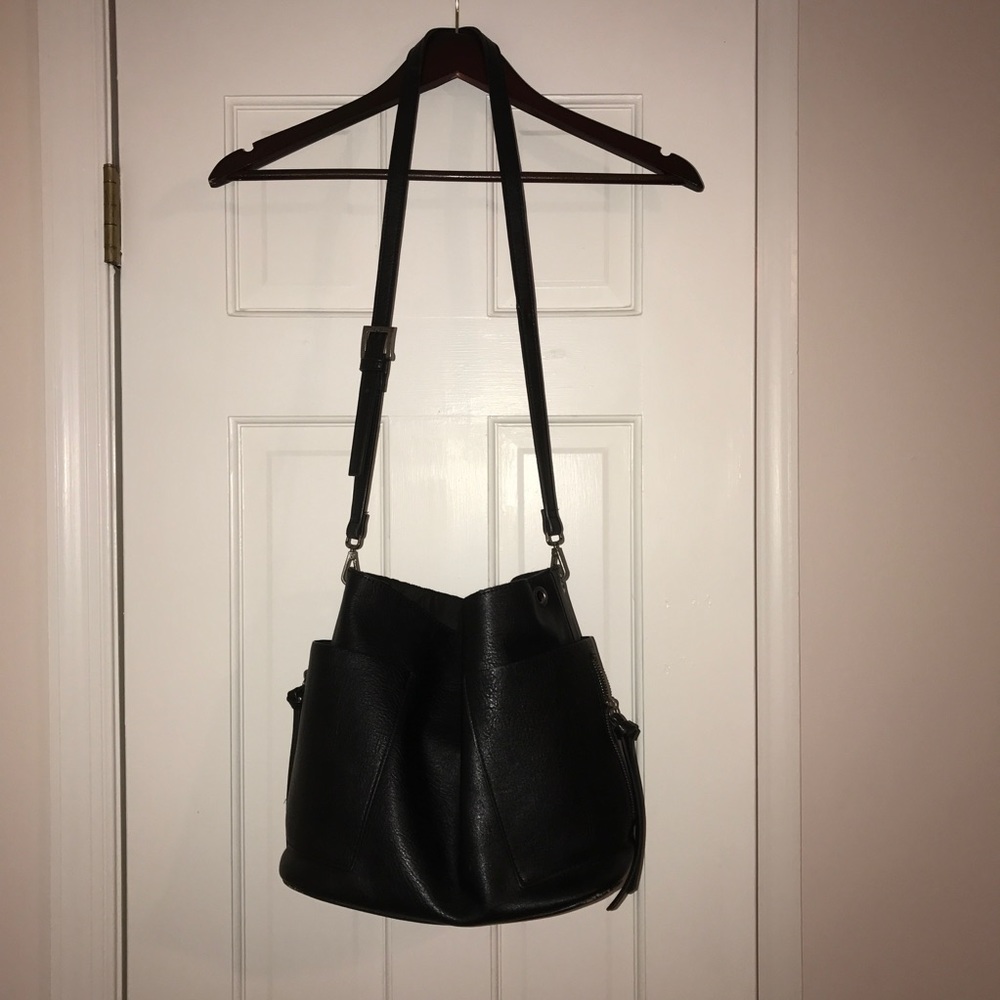 Black Steve Madden Bucket Bag