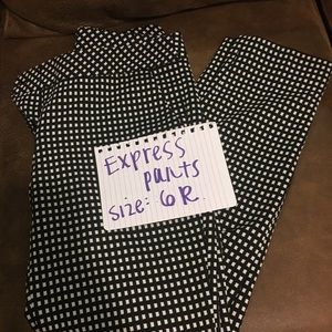Express women dress slacks size 6