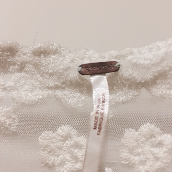 Free People Long Sleeve Embroidered Lace Dress - Picture 3 of 4