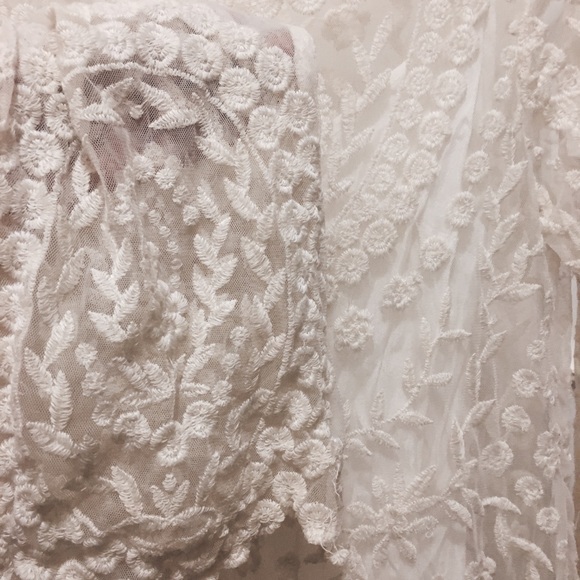 Free People Long Sleeve Embroidered Lace Dress - Picture 4 of 4