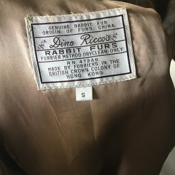 100% Real Rabbit Fur Coat and Rabbit Fur Vest - Picture 5 of 8