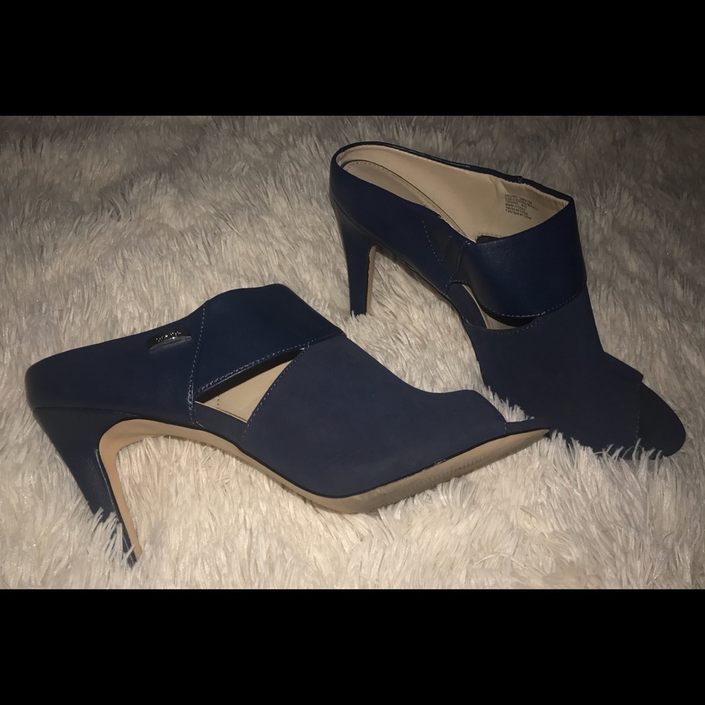 Suede Calvin Klein heels