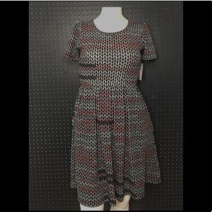 S LuLaRoe Amelia Dress - knit pattern