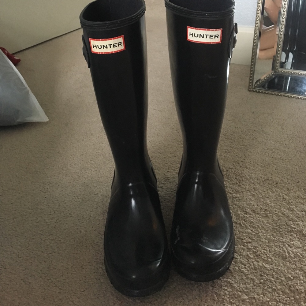 hunter rain boots women size 7