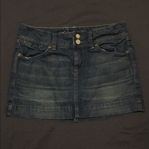 Adorable American Eagle Blue Jean Mini Skirt