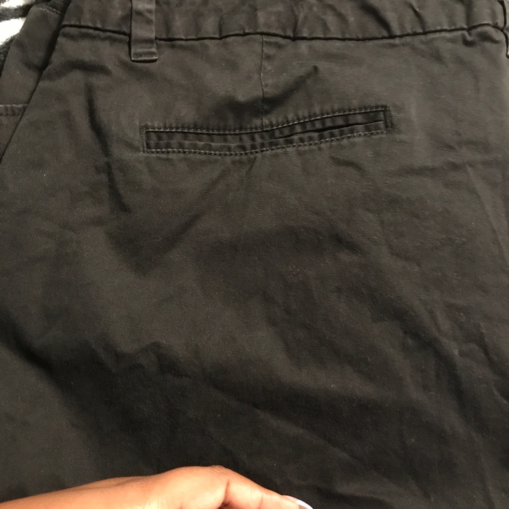 Black chinos