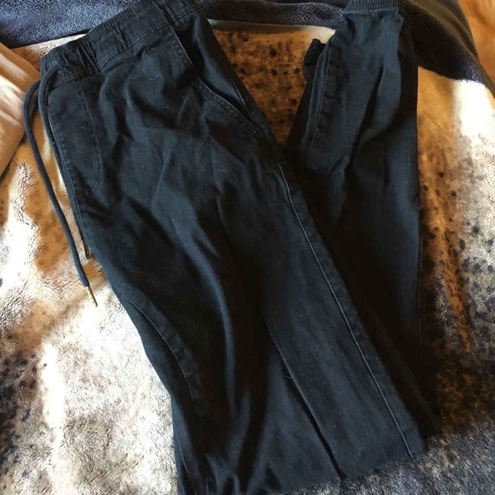 Black mens joggers