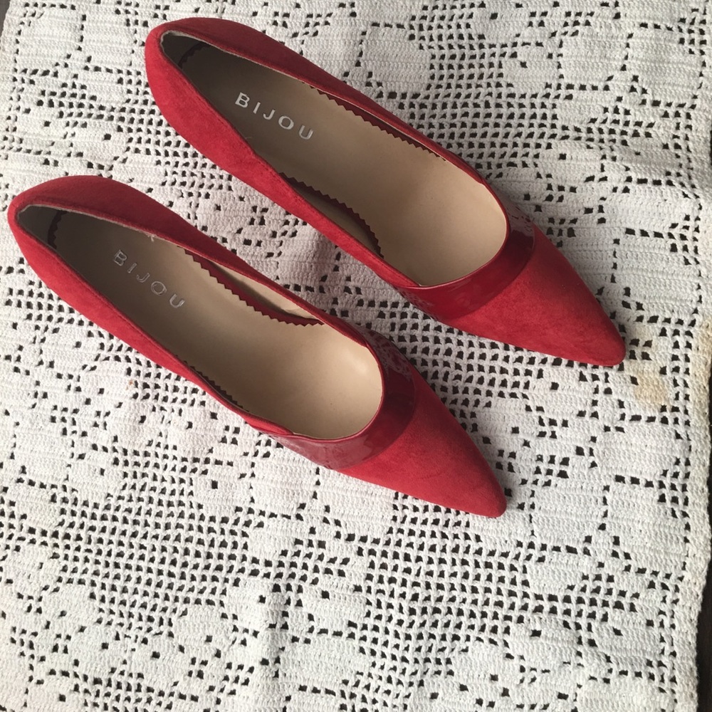 Red BIJOU heels