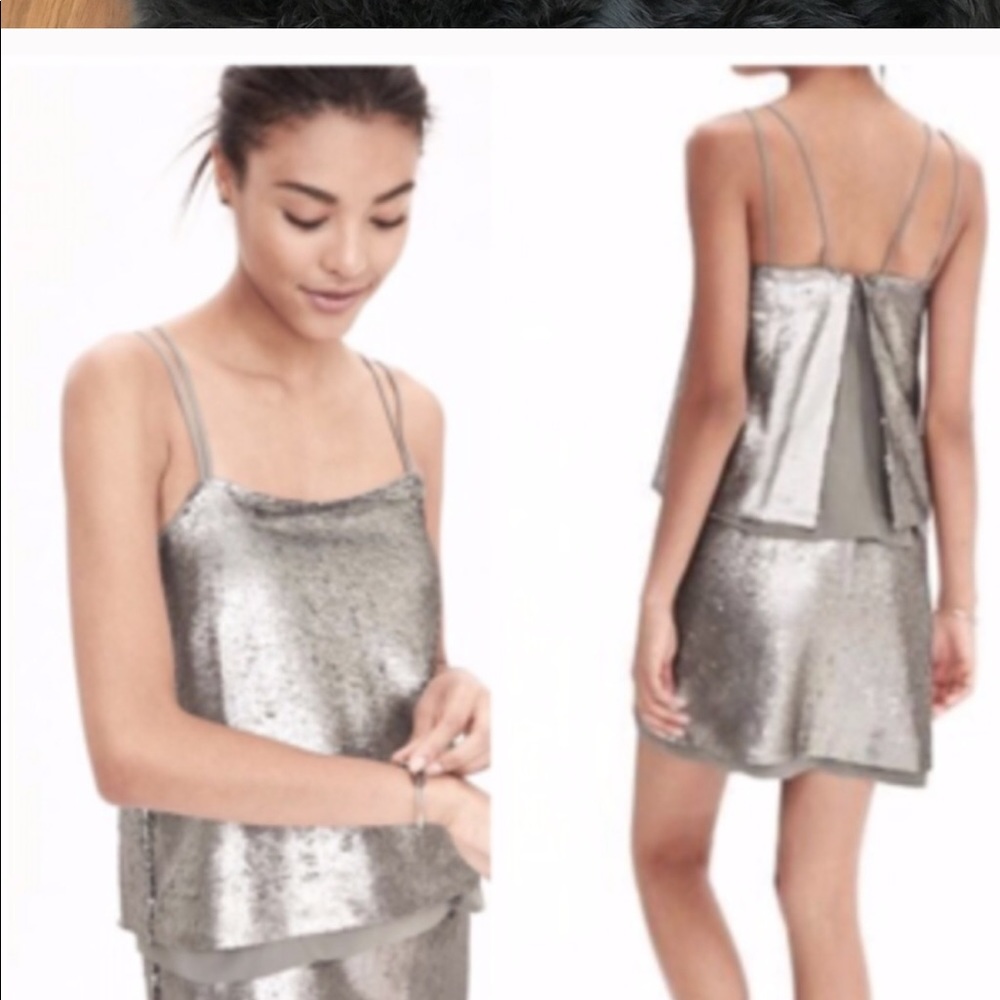 Sequin and satin dress perfect for NEW YEARS EVE!