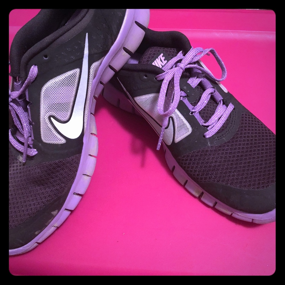 Purple Nike Free Run 3 Crosstrainers