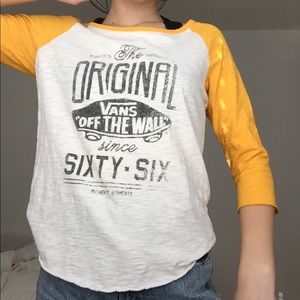 vans mid sleeve shirt