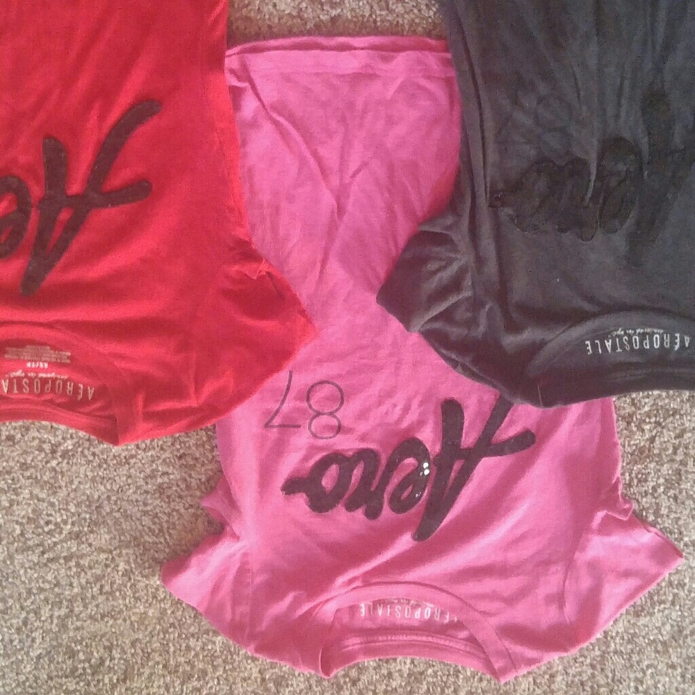 3 Aeropostale shirts