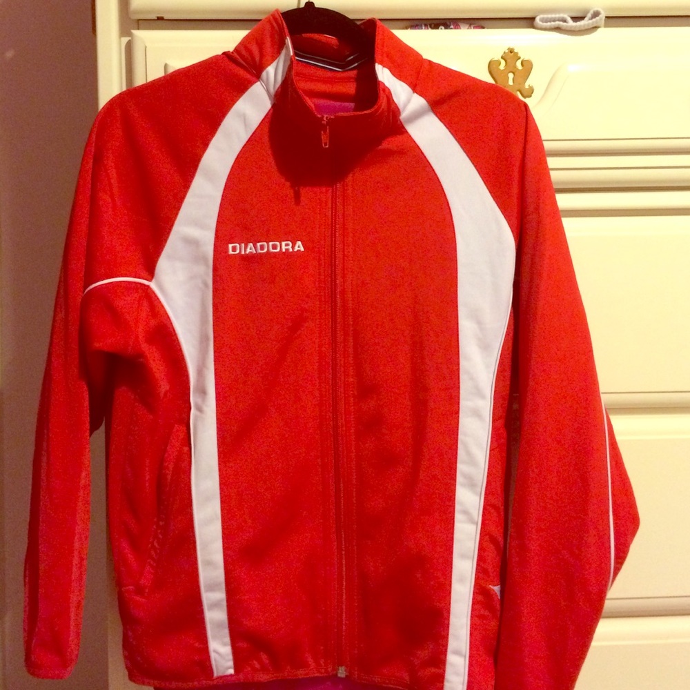Lightly warn zip up diadora Youth Large