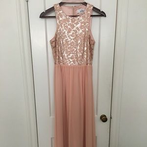 Badgley Mischka Floor Length Gown