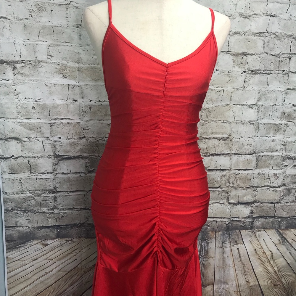 Women’s Size Medium Sexy Stretchy RED Dress