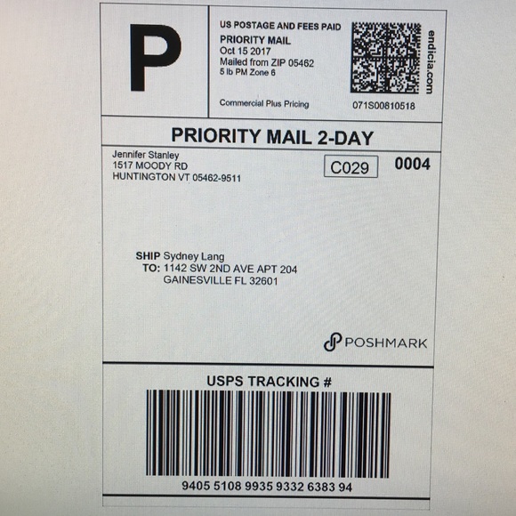 Receipt of Mailing for sydneylang123 - Picture 2 of 2