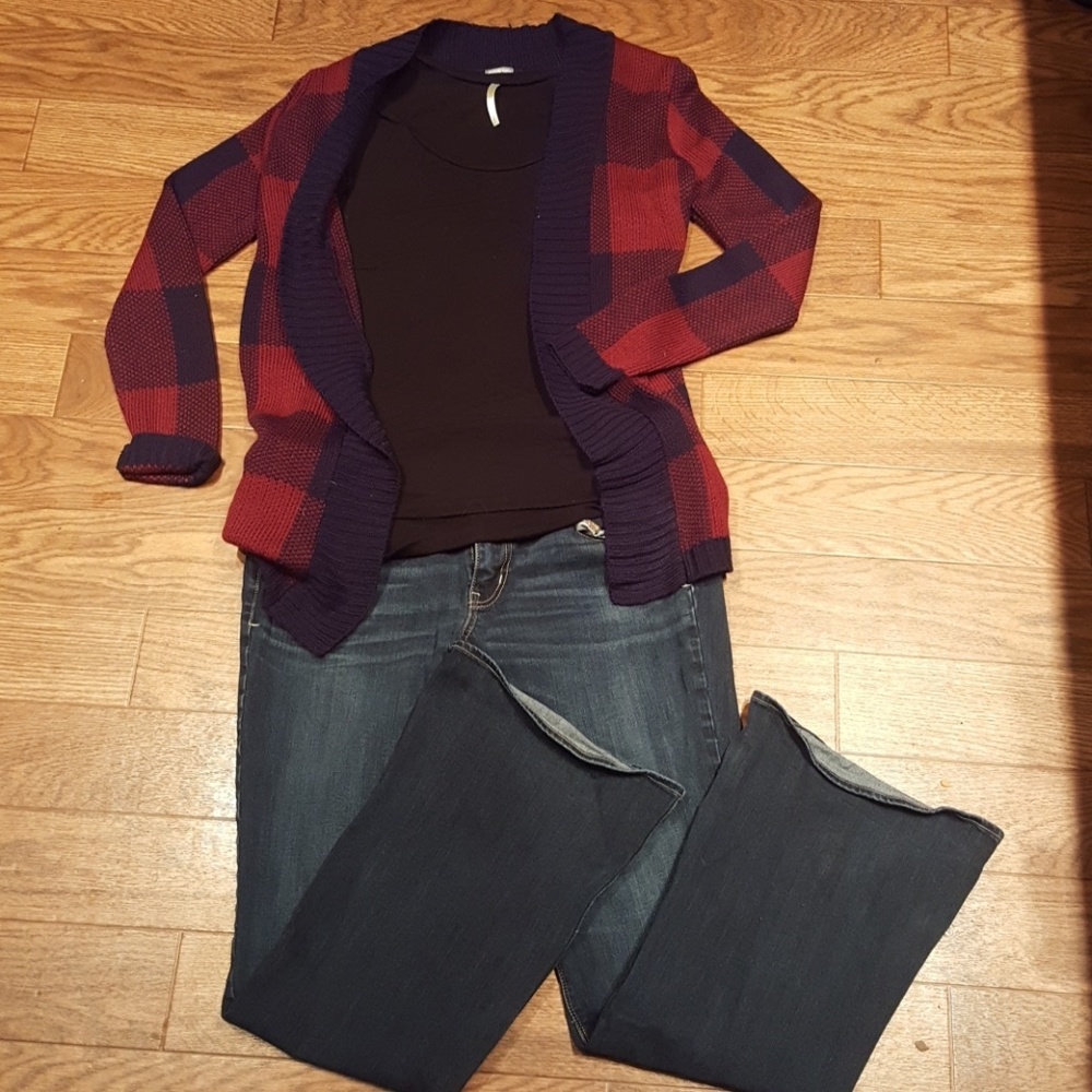 Autumn Plaid Cardigan