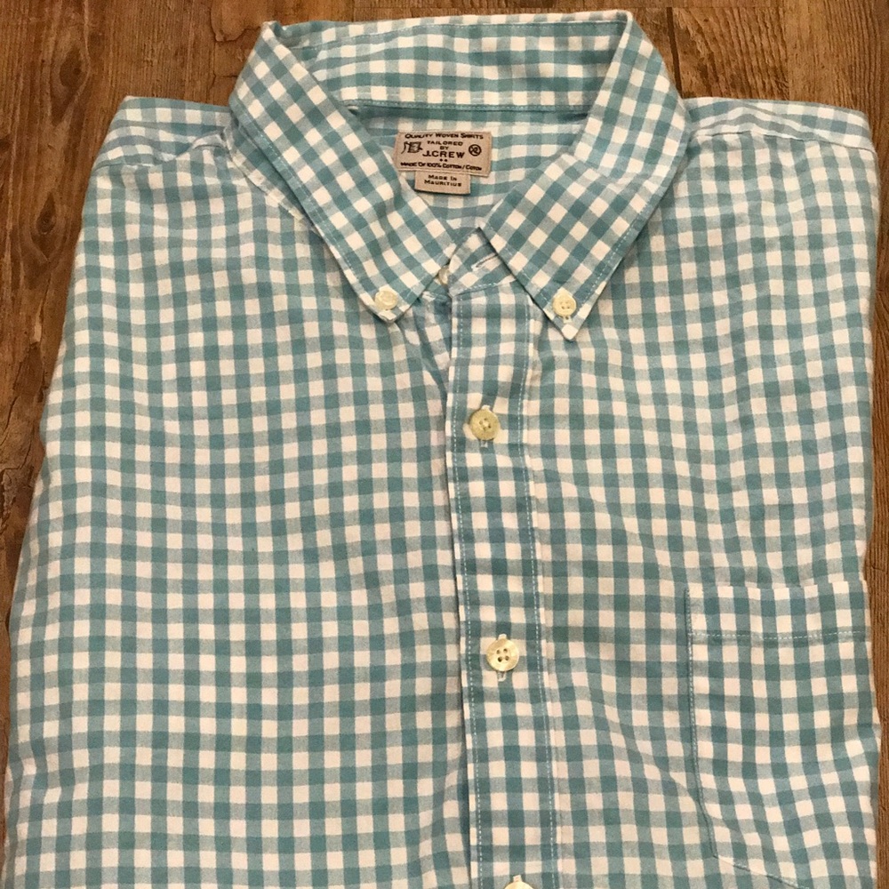 J.  Crew men's short sleeve button down shirt