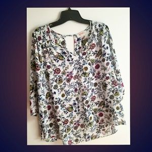 Flower Print Blouse