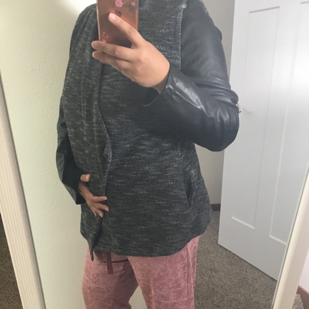 Black cover up jacket