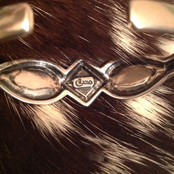 🤑VINTAGE HEAVY SS GEMSTONE BRACELET🤑 - Picture 5 of 5