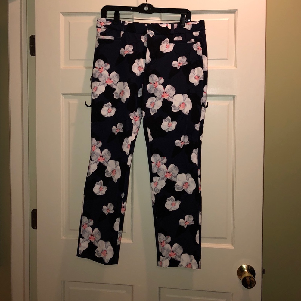 Banana Republic Sloan Floral Pants - NEVER WORN