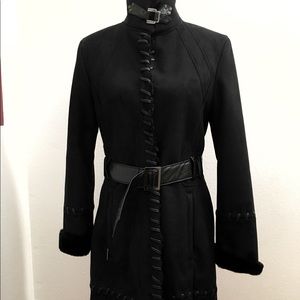 Via Spiga Suede Coat