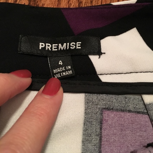 Color Block Skirt - Picture 3 of 8