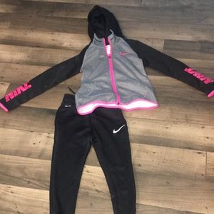 Kids Nike Dri Fit Track Suit size Small 7/8