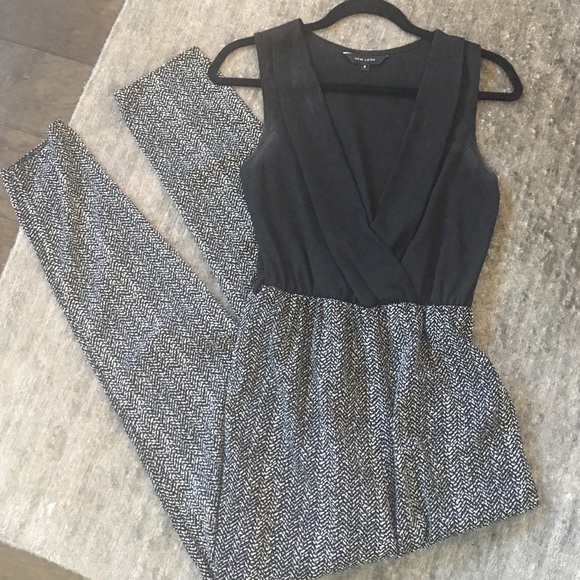 New Look Pants - Black and printed jumpsuit
