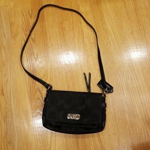 Black coach crossbody