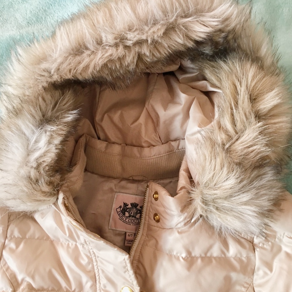 Girls Juicy Couture Puffer Coat