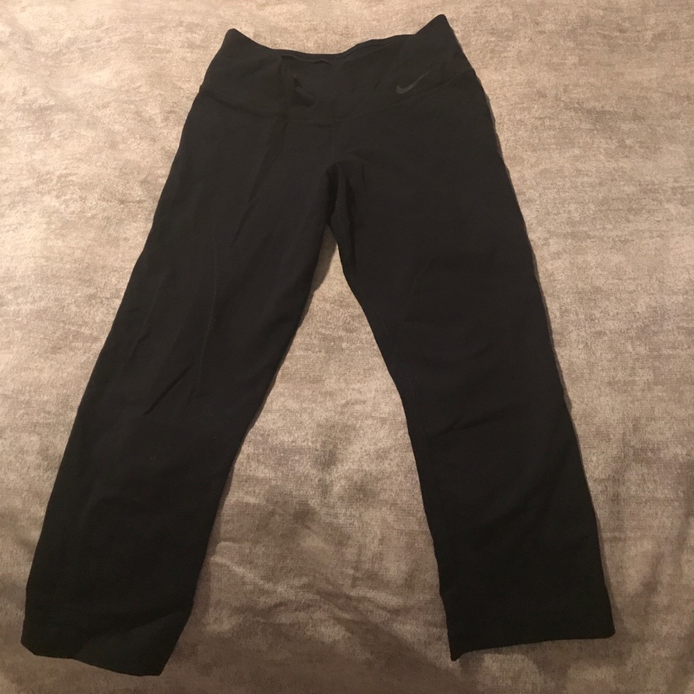 Black Nike workout pants