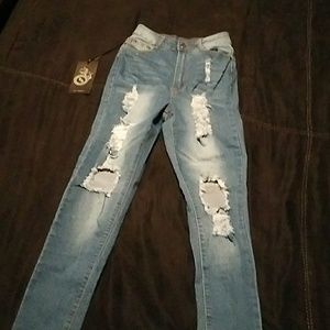 Fashion Nova Distressed Jeans