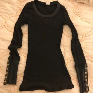SOLD-pair of Free People damsel snap cuff thermal