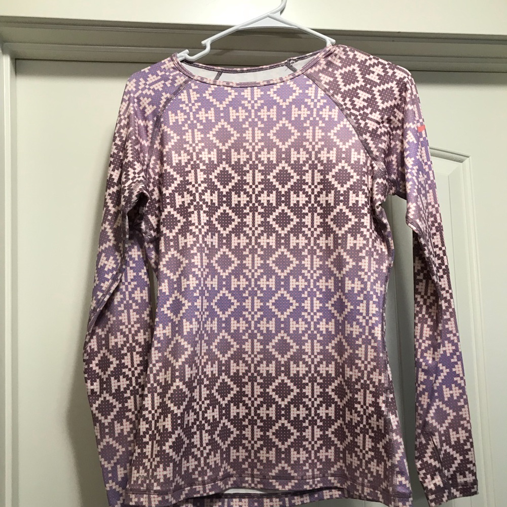 Women’s Nike Pro Patterned Long Sleeve Shirt