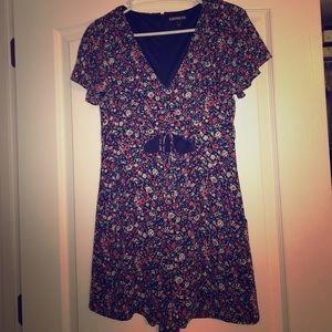Express floral romper- worn once