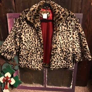 Faux Leopard Jacket