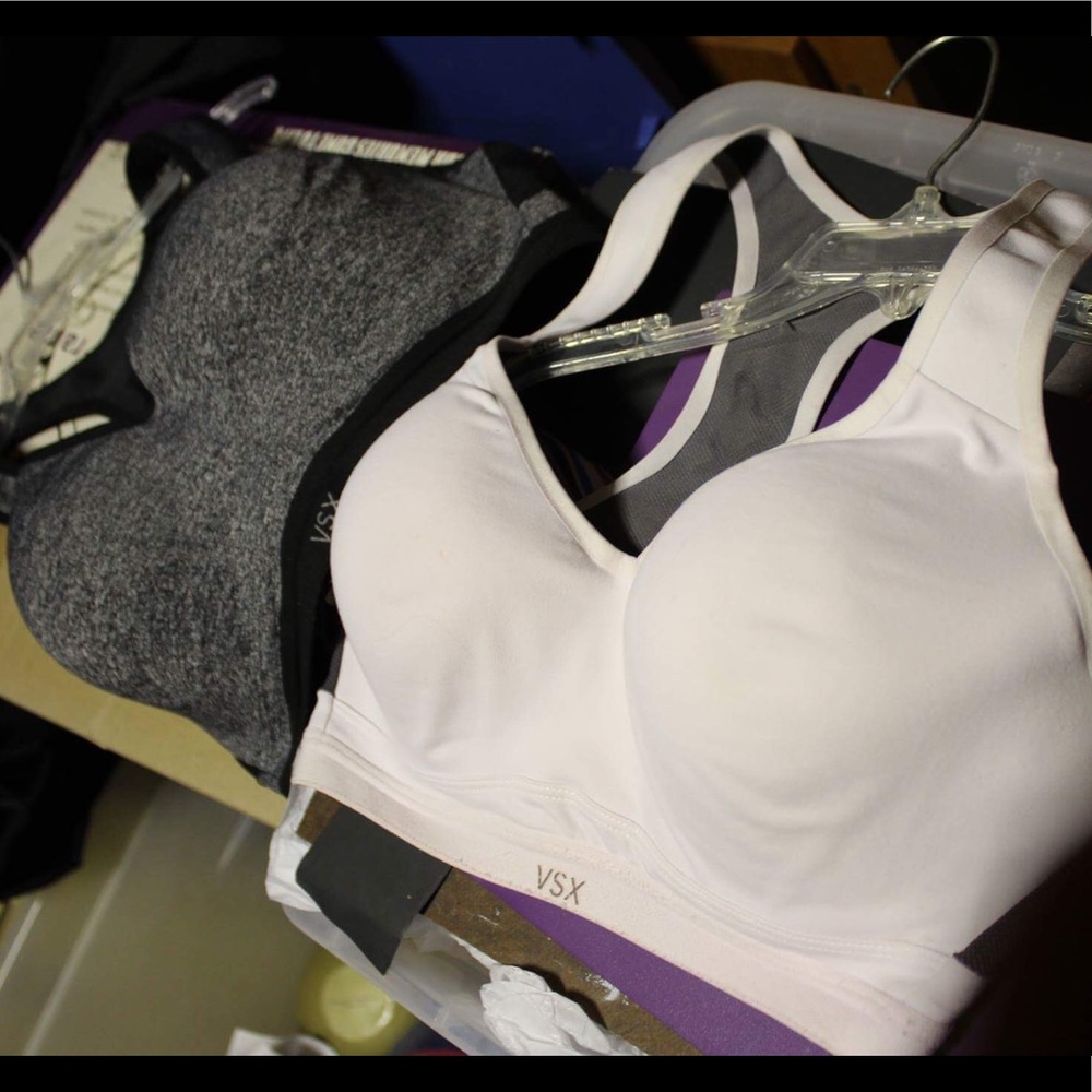 White VSX Victoria Secret Sports Bra