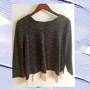 3/4 Length Layered Blouse