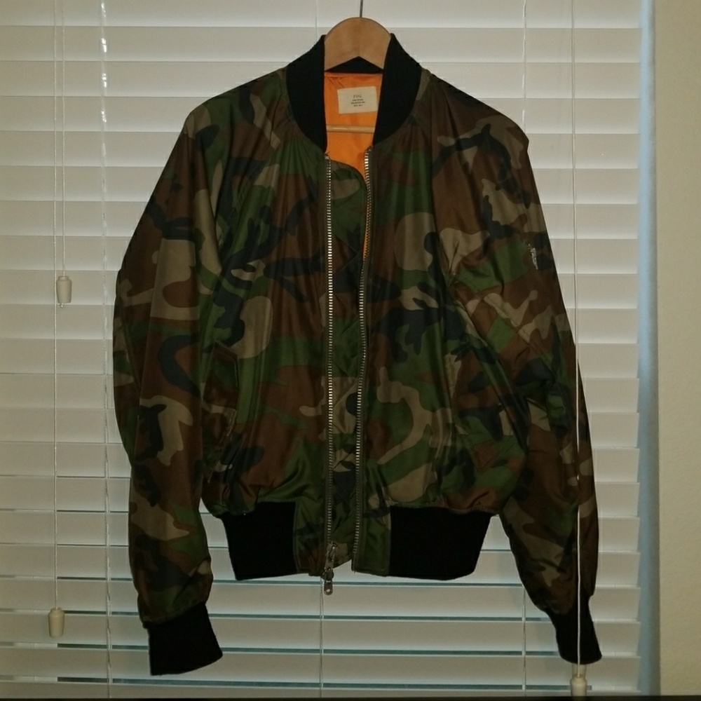 F.O.G. × Pacsun Camo Bomber