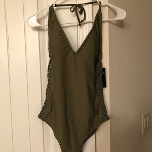 Hollister one piece bathing suit